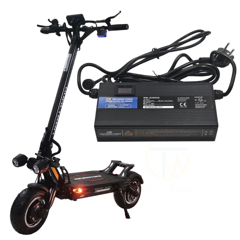 DUALTRON 72V Elsparkcykelladdare 83V 5A Med Display Snabbladdare - Bild 3