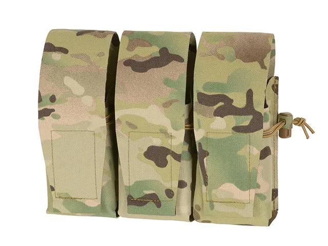 Triple lomme til 6 AR15-magasiner, laser-cut – Multicam - Bild 3