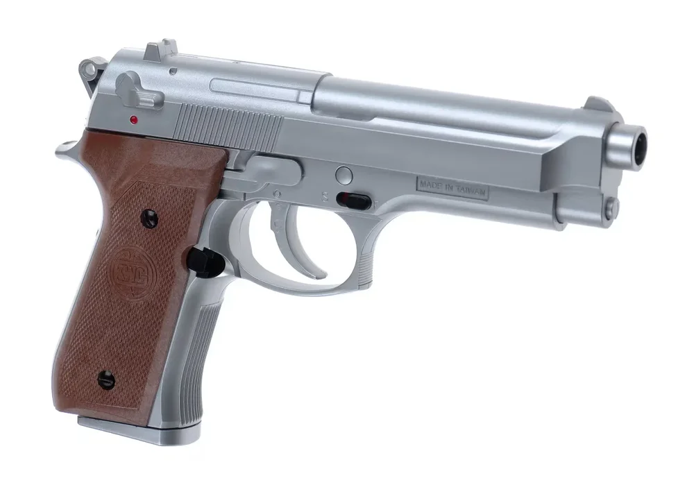 KWC M9 Silver Fjeder Pistol - 6 mm - Bild 1