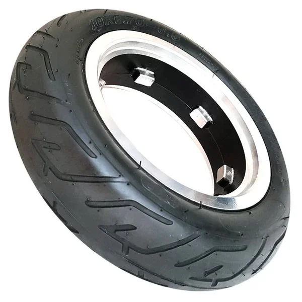 Slanglöst 10 x 2,70 Däck och Fälg för Dualtron Speedway - Bild 2