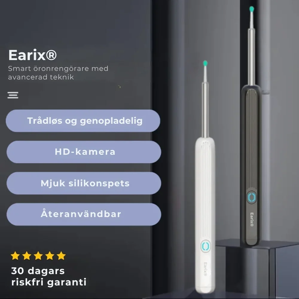 Earix® | Smart öronrengörare med avancerad teknik - Bild 2