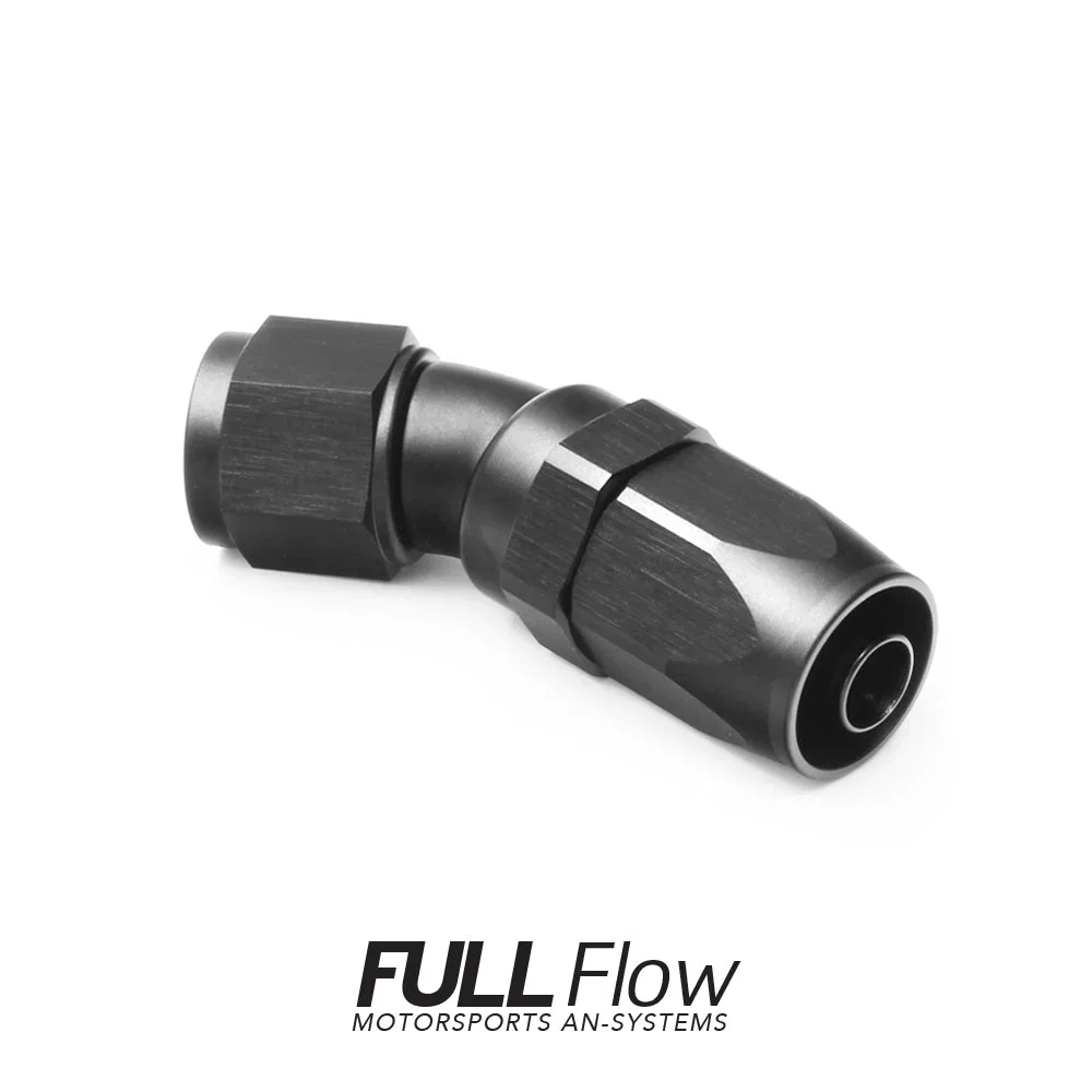 Full Flow AN Hose End Fitting 30 Degree AN-10 Full Flow AN Hose End Fitting 30 Degree AN-10