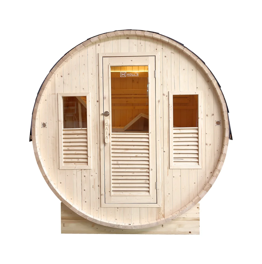 Sauna Gaïa Bella – Utomhusbastu i Massiv Gran (3 personer) - Bild 2