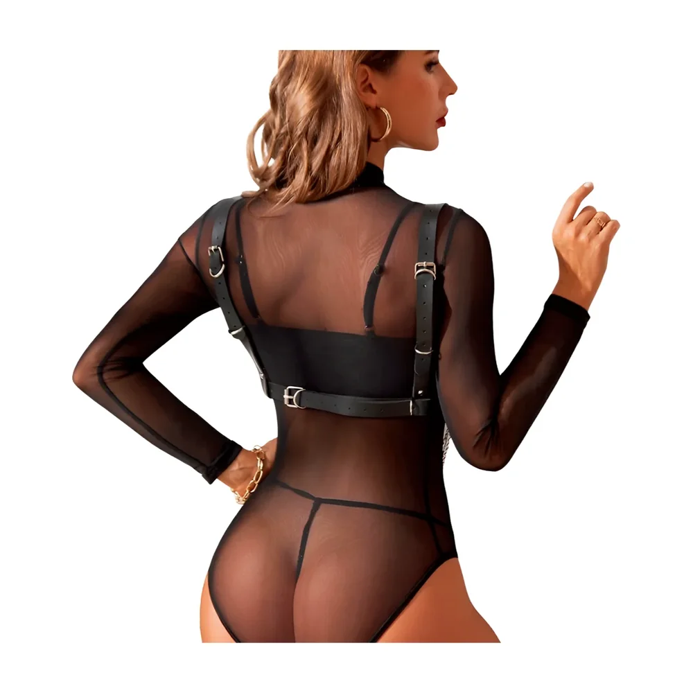 BDSM BRÖSTKEDJA HARNESS - Bild 2