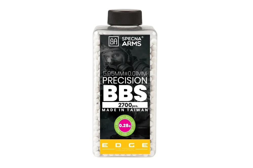Specna Arms – Bio 0,28g 2700stk Edge Ultra Præcision Kugler Specna Arms – Bio 0,28g 2700stk Edge Ultra Præcision Kugler
