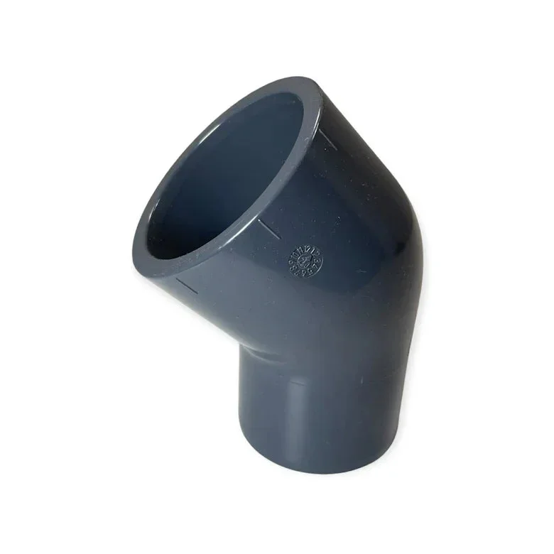 PVC Vinkel 45gr 50mm hona/hane - Bild 2