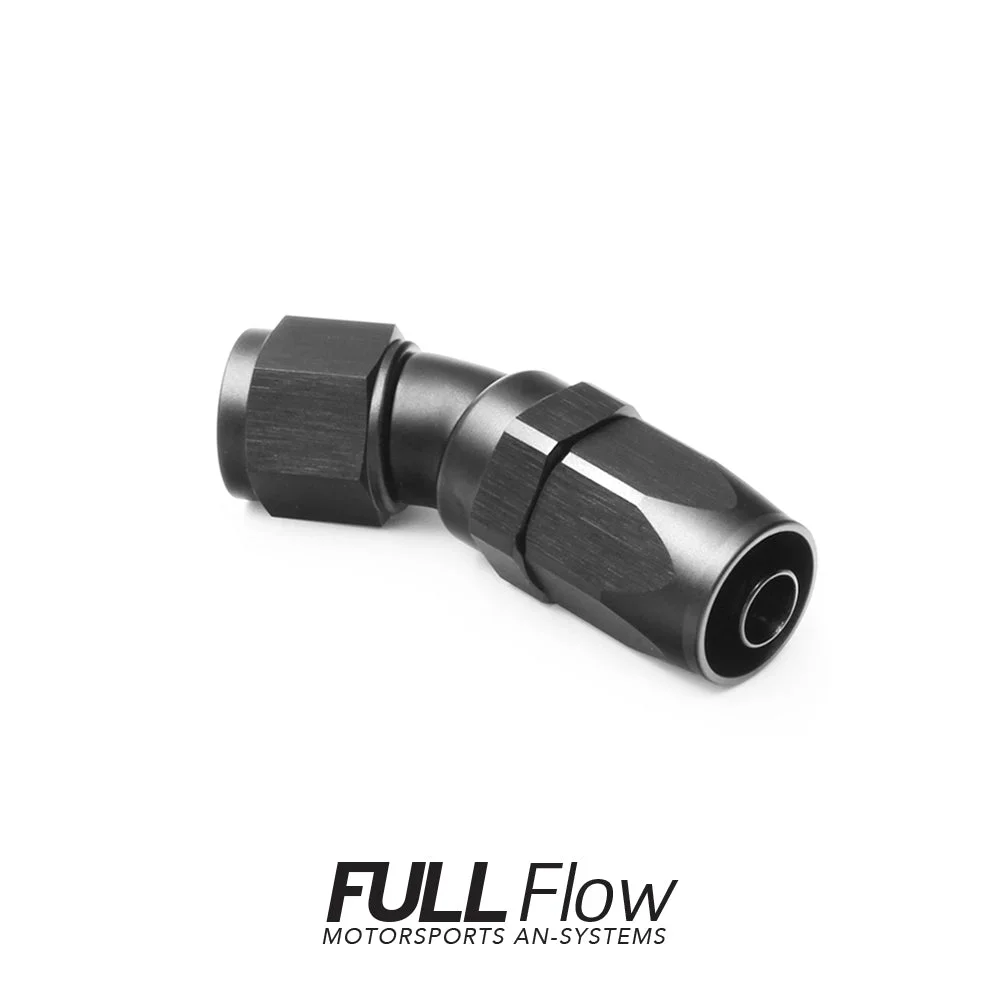 Full Flow AN Hose End Fitting 30 Degree AN-6 Full Flow AN Hose End Fitting 30 Degree AN-6