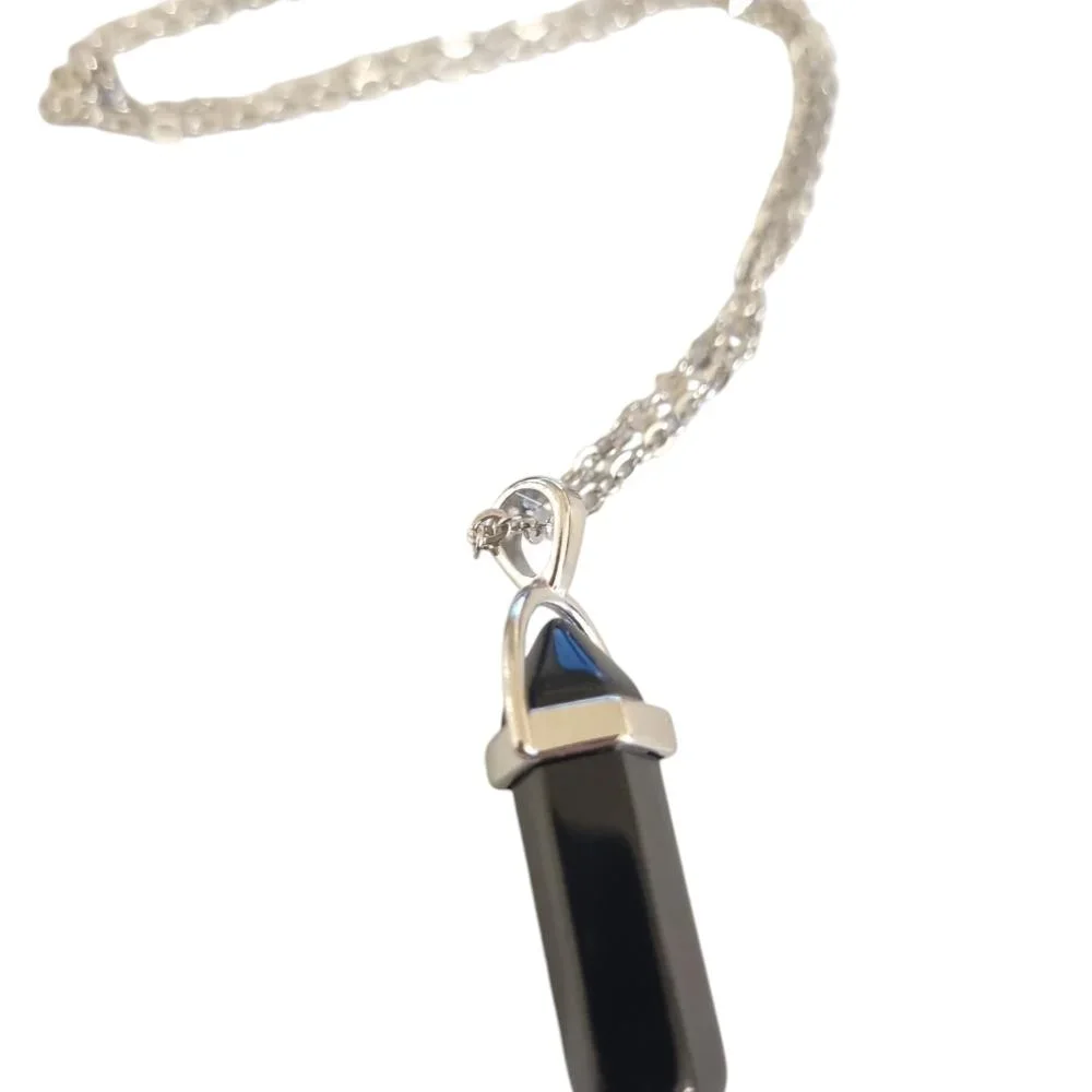 Kristall Halsband Hexagonal - Bild 2