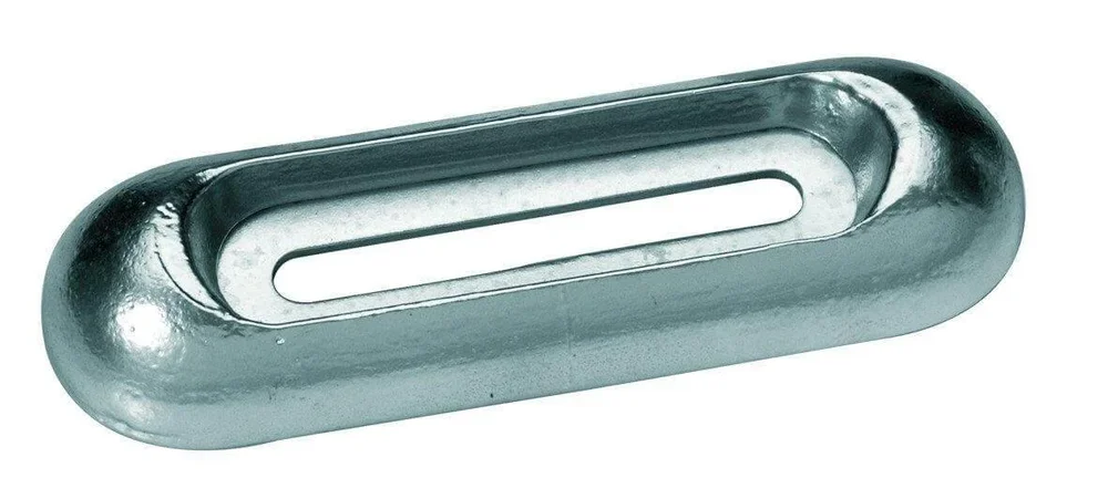 Zinkanod Fairline 200*65*32 (Hål 110mm) 1,3KG/2.87LB, R800269e - Bild 1