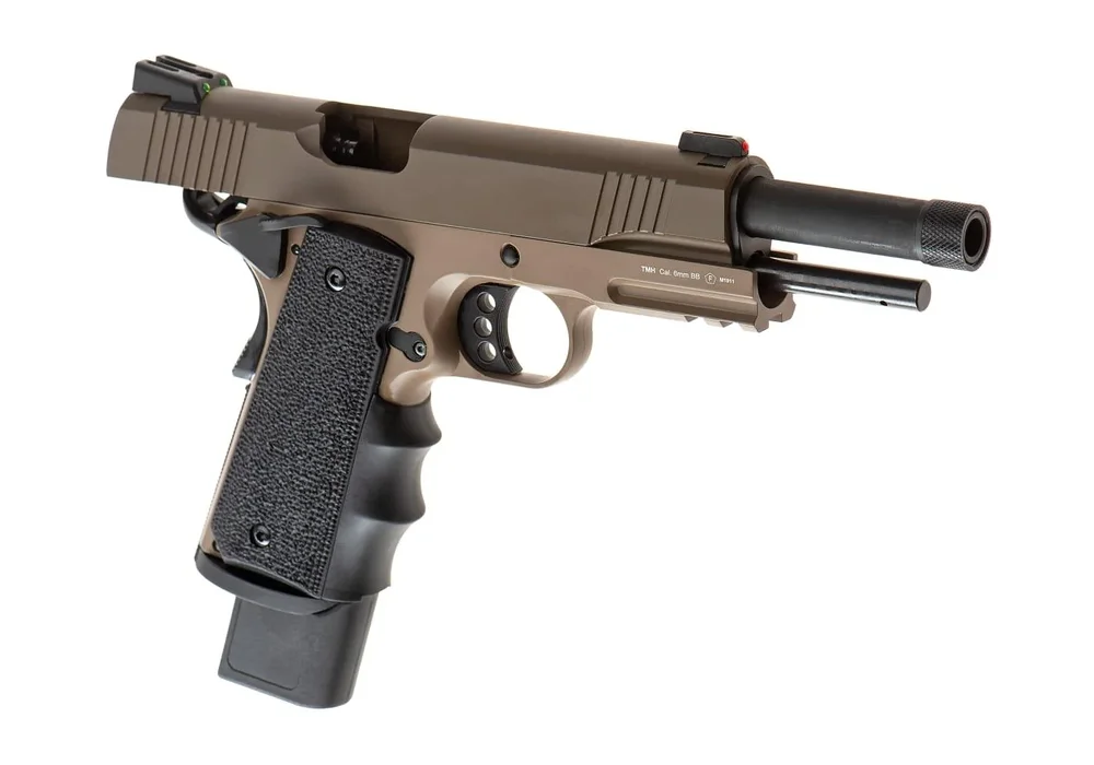 Army Armament M1911 Extended Full Metal GBB - Desert - Bild 3