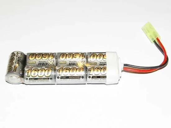 XCell NiMH Batteri 8,4V 1600mAh – Mini Type XCell NiMH Batteri 8,4V 1600mAh – Mini Type