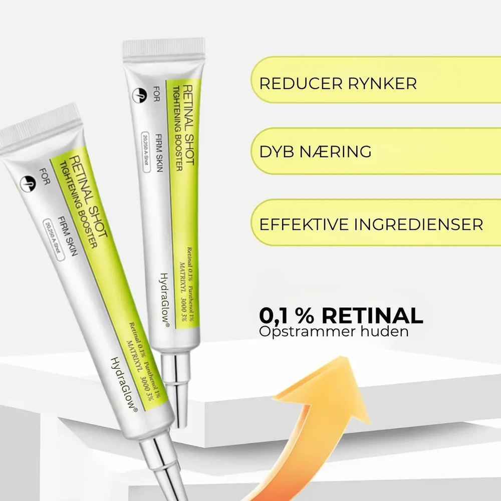 HydraGlow® | Botox & Vita-A Retinol Shot Rynkeförbättrande Fastgöringskräm - Återfå ungdomlig hud nu - Bild 3