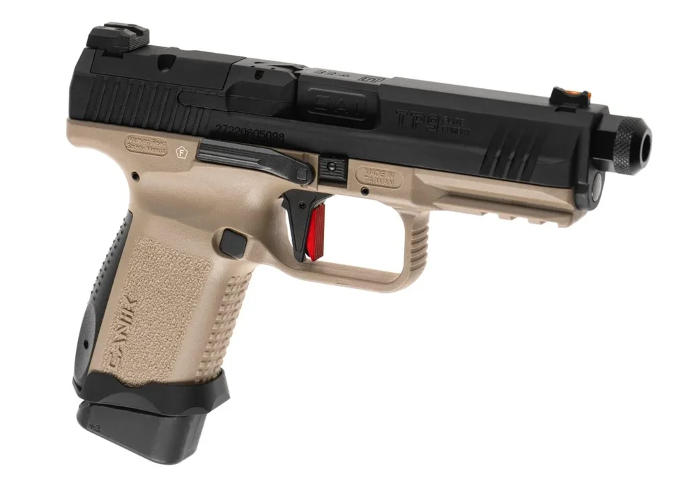 CANIK TP9 Elite Full Metal GBB – Black/Tan CANIK TP9 Elite Full Metal GBB – Black/Tan