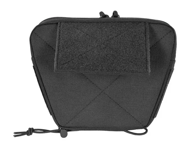 Nedre tilbehørslomme med shockcord til tourniquet, laser-cut – sort - Bild 2