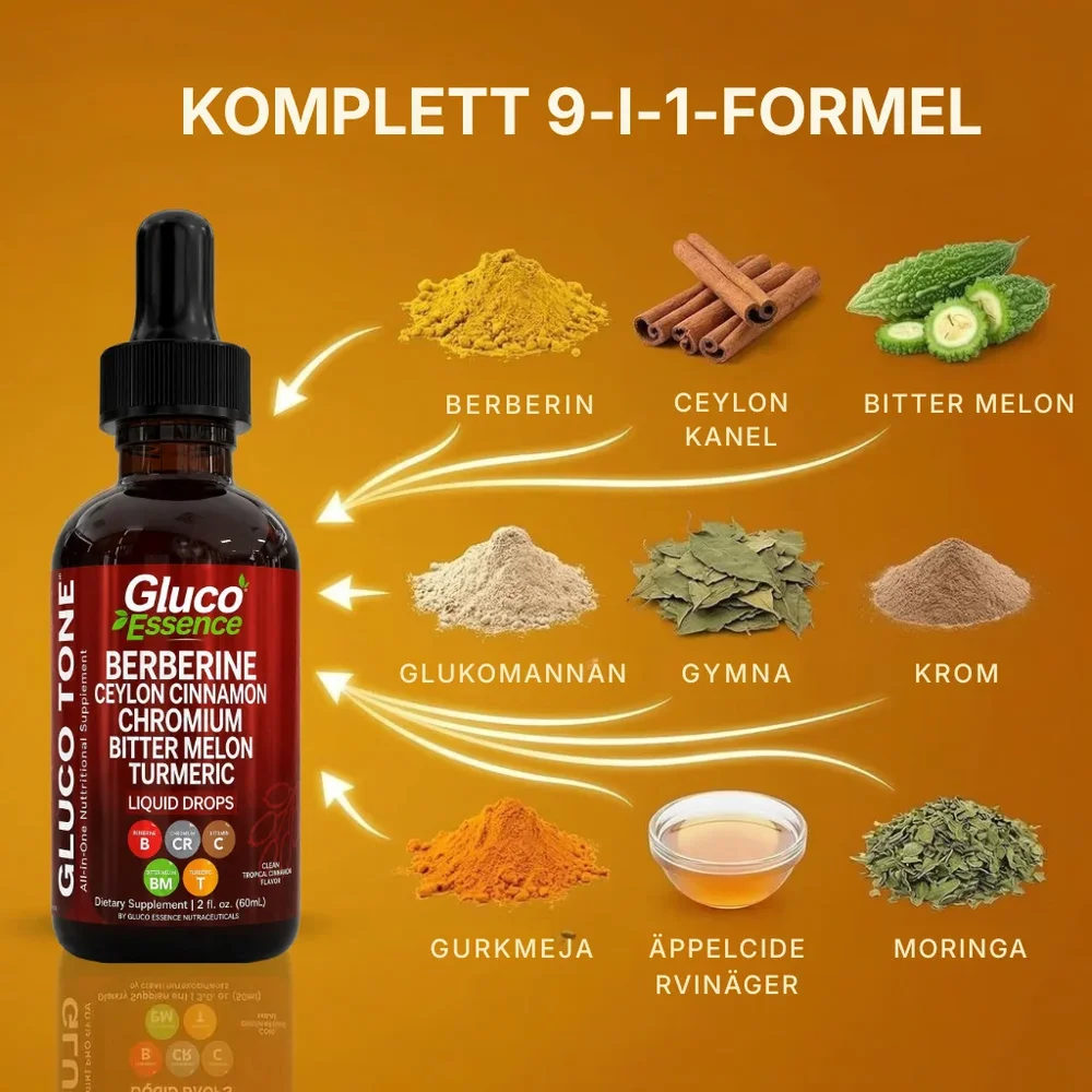 Gluco Essence® | Flytande kosttillskott för blodsocker och ämnesomsättning - Bild 2