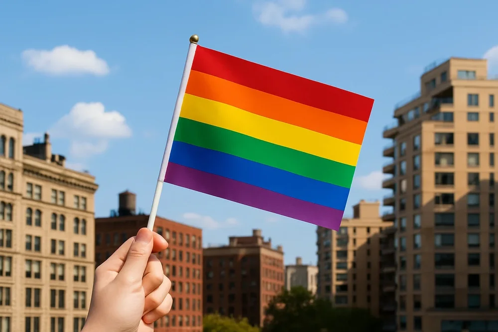 Pride handflagga – 5-pack - Bild 2