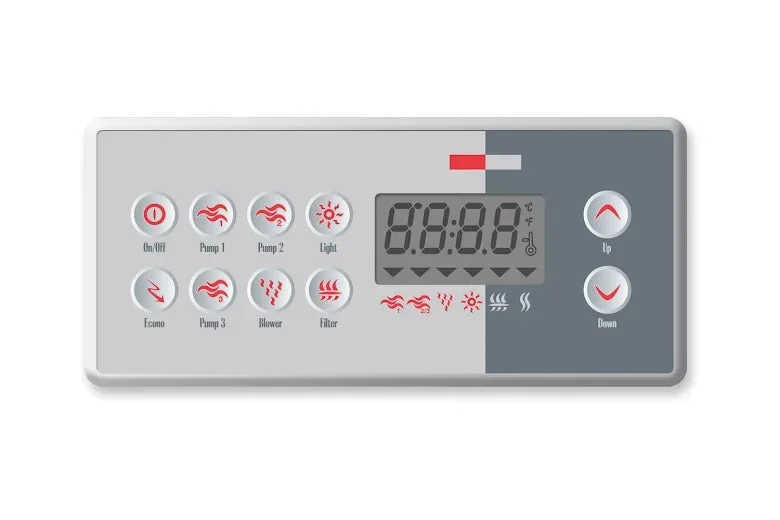 Display Gecko TSC-8-10K-GE1 med etikett Display Gecko TSC-8-10K-GE1 med etikett