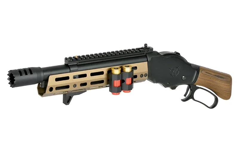 AT8701T lever-action shotgun replika, kort - Bild 3