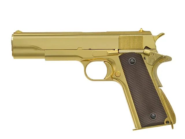 1911 pistolreplika med Gas Blowback (GBB) – guld 1911 pistolreplika med Gas Blowback (GBB) – guld