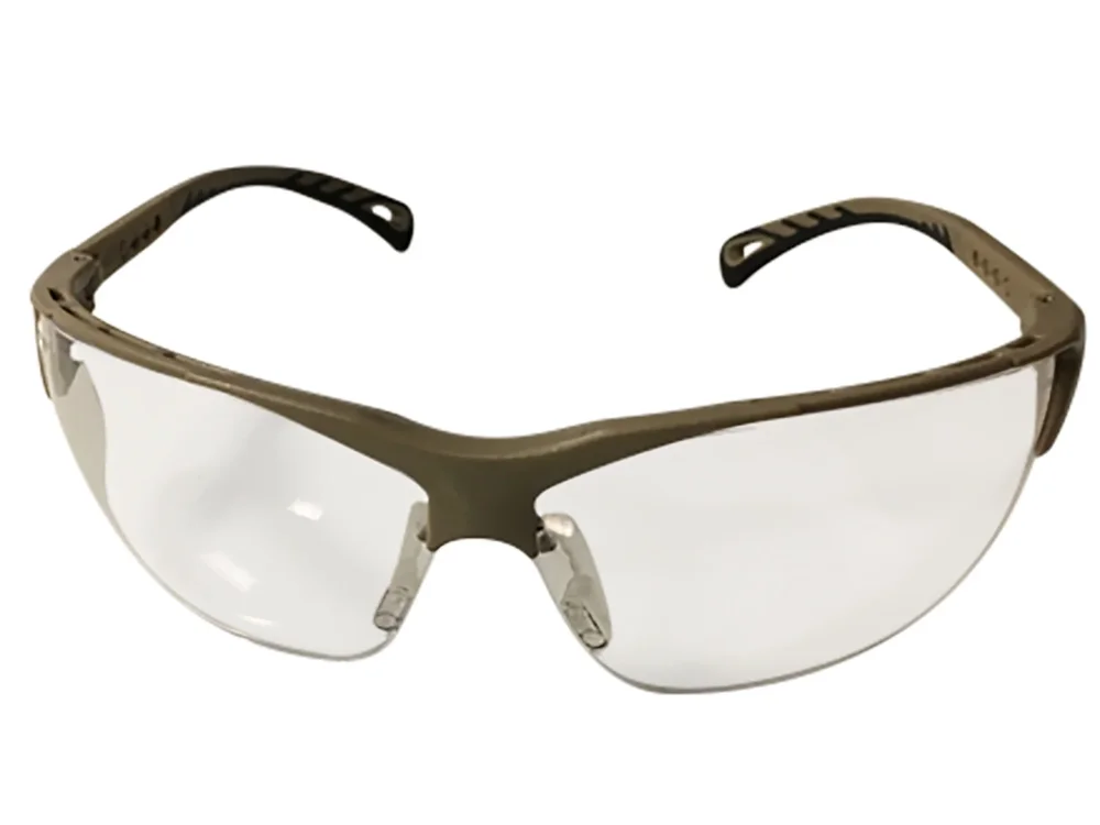 Strike Systems Skydebrille - Klar Linse, Tan Stel