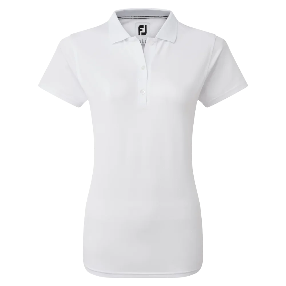 FootJoy Stretch Pique Solid Golfpiké - Bild 3