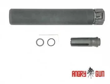 Angry Gun QD SOCOM762 lyddæmper med QD flash hider, 14 mm CCW - Bild 2