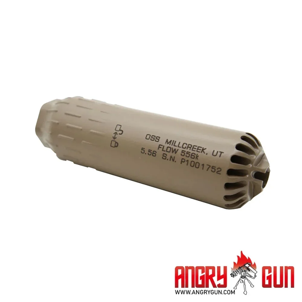 Angry Gun FLOW 556K lyddæmper i 3D-printet stål, 14 mm CCW - Bild 2