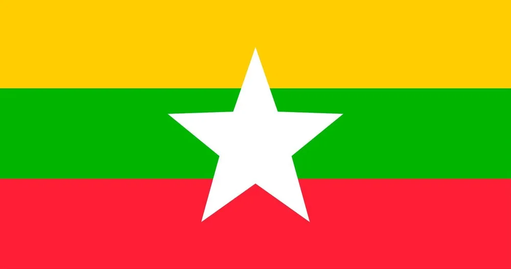 Myanmar flagga