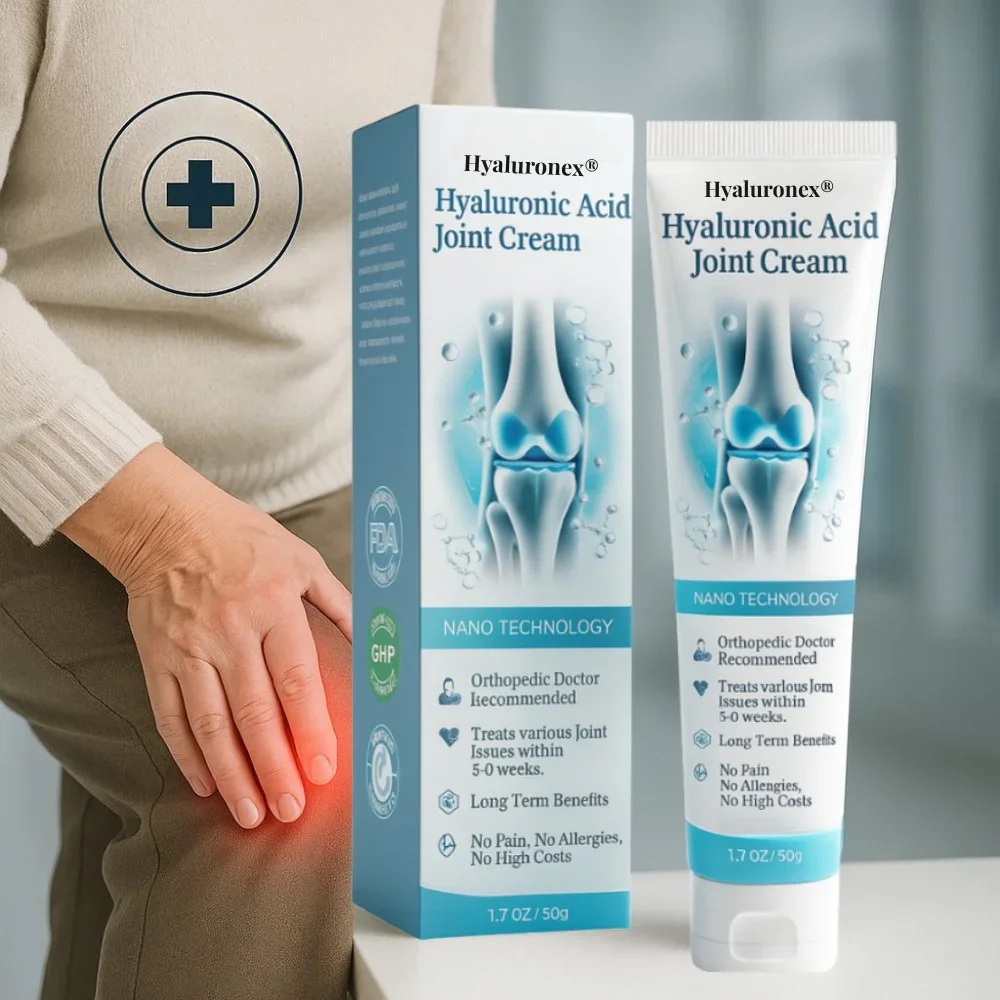 Hyaluronex® | Hyaluronsyra-ledkräm | Lindrar artrosvärk på bara 2 minuter! - Bild 1