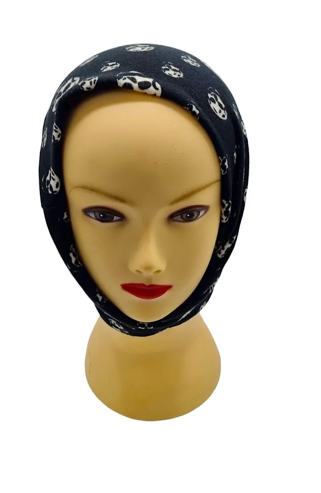 Svart Ansiktsmask dödskalle Scarf Ny multifunktionell sömlös - Bild 3