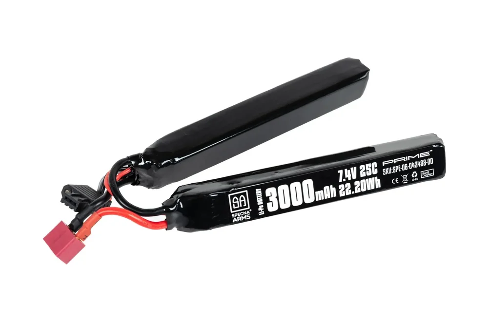 Specna Arms x Gens Ace 3000 mAh 25C 2-module 7.4V T-Deans Li-Po battery G-Tech - Bild 2