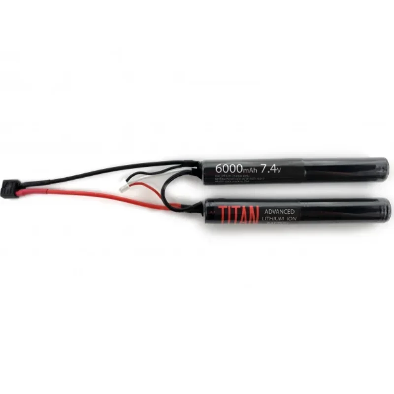 TITAN Li-Ion Batteri 7.4V 6000mAh 30C – Nunchuk (2-delt) T-Dean TITAN Li-Ion Batteri 7.4V 6000mAh 30C – Nunchuk (2-delt) T-Dean