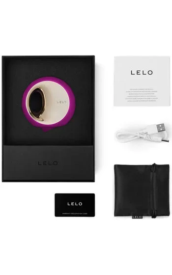 Lelo Ora 3 Deep Rose – Lyxig klitorisvibrator med roterande tunga, uppladdningsbar & 100% vattentät - Bild 2