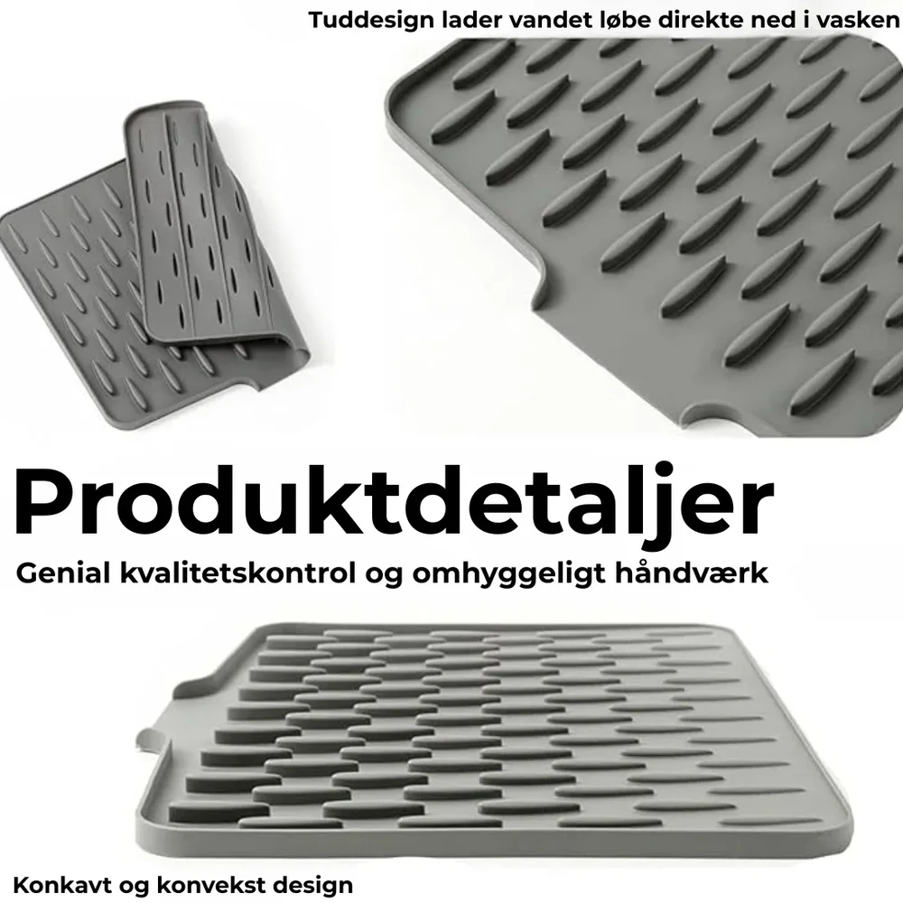 Glasklart® | Värmeskydd & Snabb Avrinning – Silikon Diskmatta - Bild 3