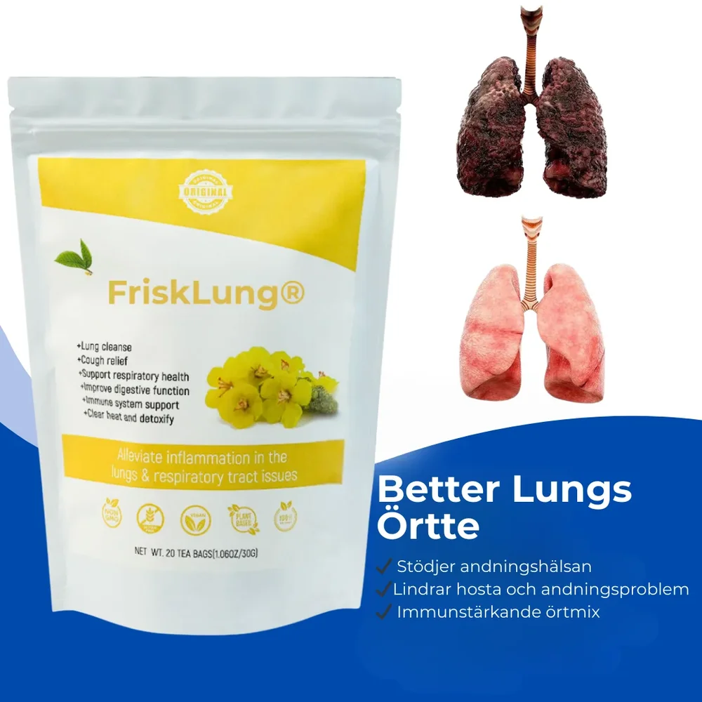 FriskLung® | Tar bort 99% av lungföroreningar inom den första veckan av användning - Bild 1