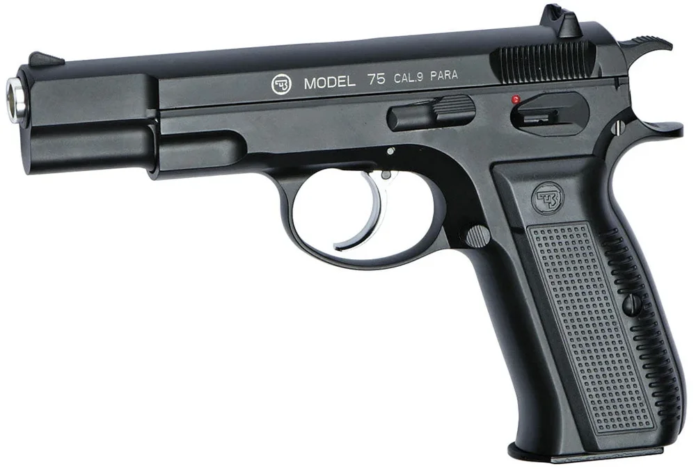 CZ 75 Gas Blowback Pistol – Black ca. 0,9 J CZ 75 Gas Blowback Pistol – Black ca. 0,9 J