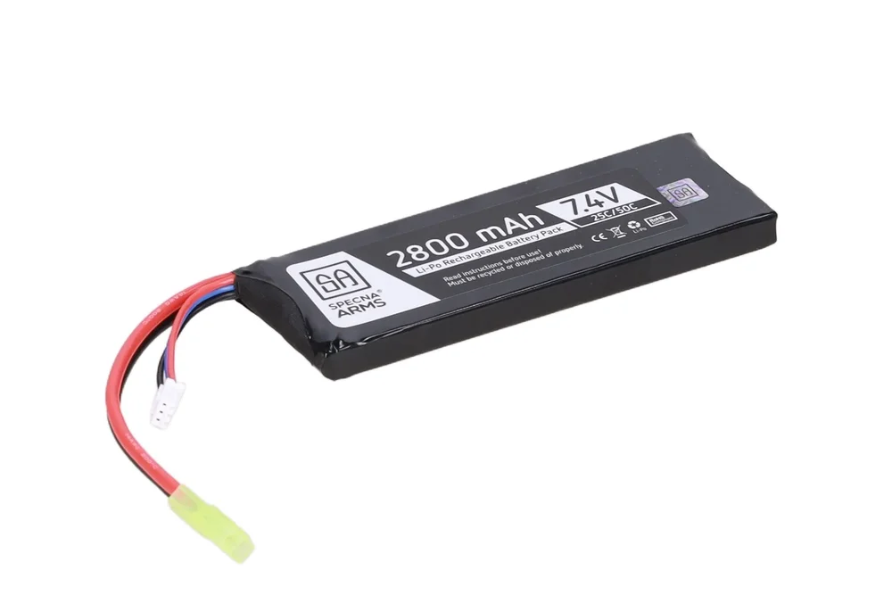 Specna Arms 2800mAh 25/50C 7.4V mini tamiya LiPo battery Specna Arms 2800mAh 25/50C 7.4V mini tamiya LiPo battery