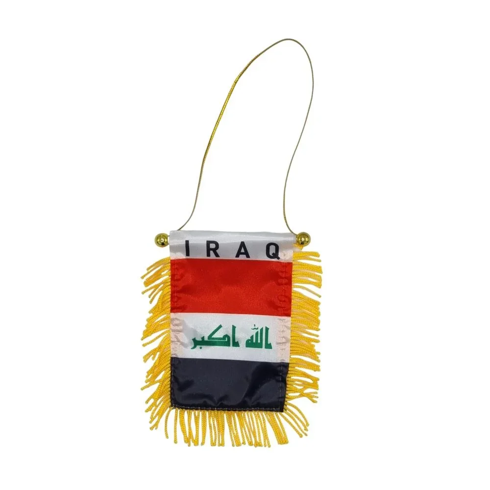 Hängande flagga bil backspegel med sugkopp - Bild 1