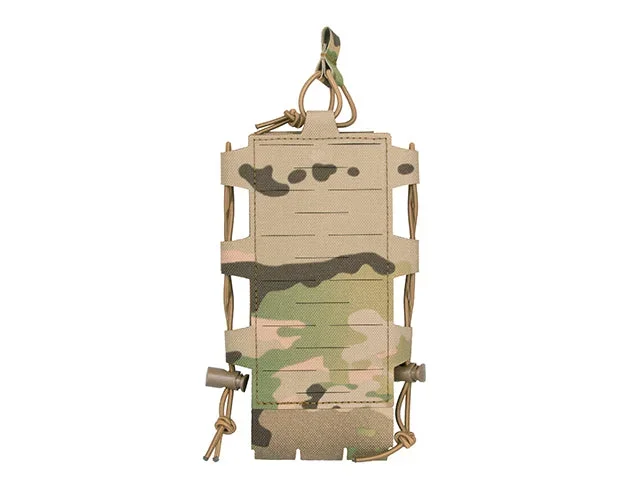 Justerbar radio- og flaskelomme med shockcord, laser-cut – Multicam - Bild 1