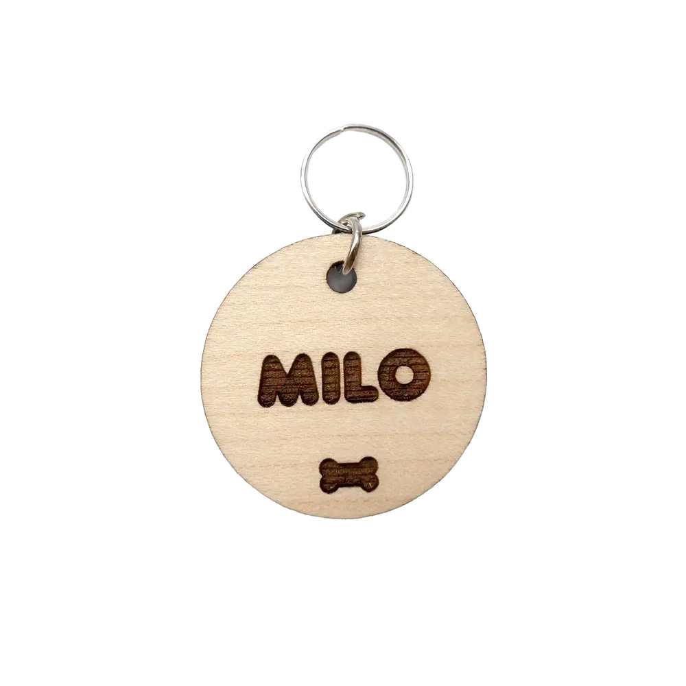 Wooden Pet Tag - Bild 3