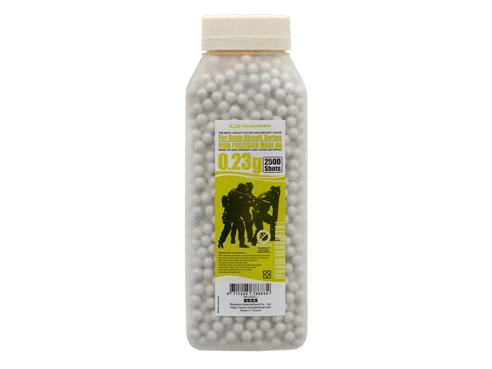 Højpræcisions BB-kugler 0,23 g – 2500 stk.
