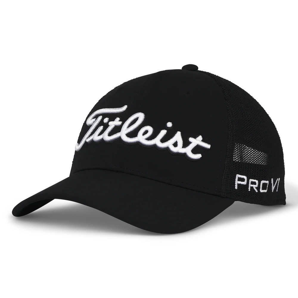 Titleist Tour Performance Mesh Black/White Golfkeps - Bild 2