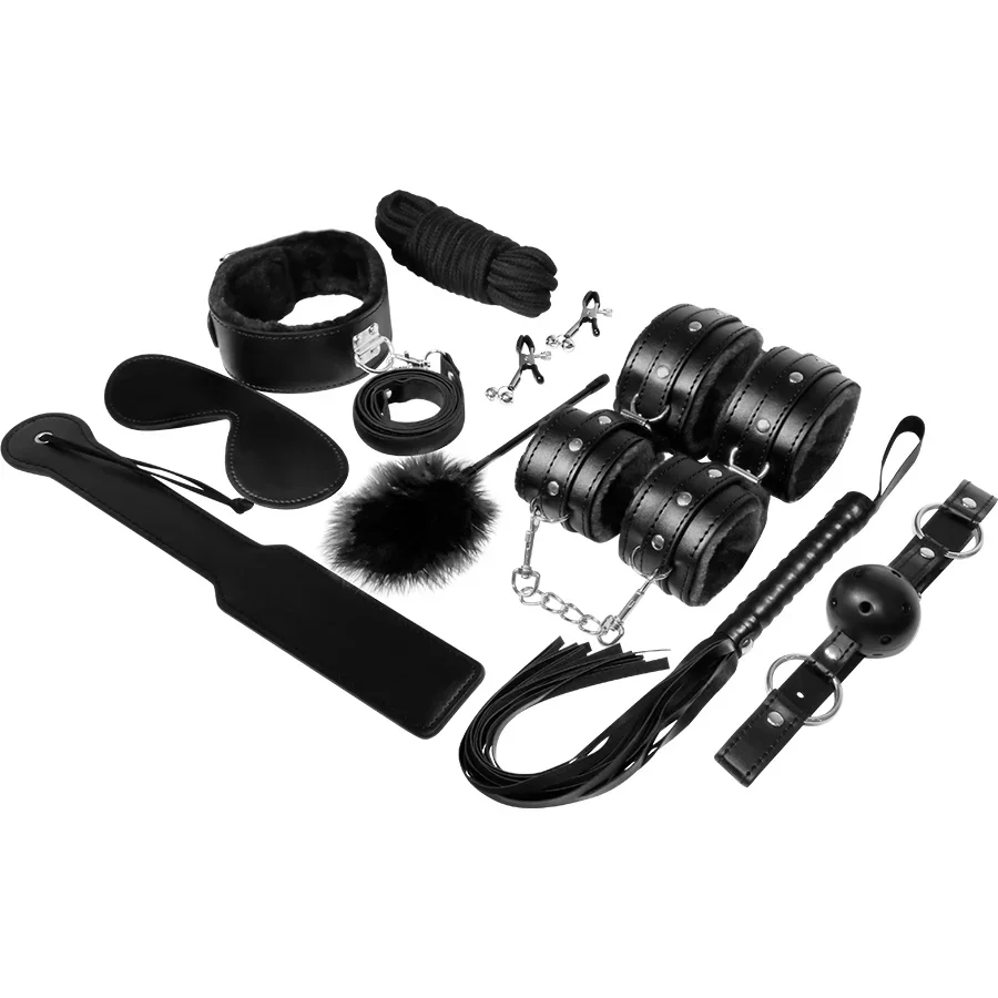 BDSM FETISCHSET SVART BDSM FETISCHSET SVART