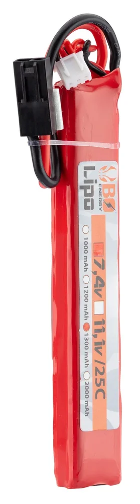 1 stick 2S 7.4V 1300mAh 25C Lipo battery - Bild 3