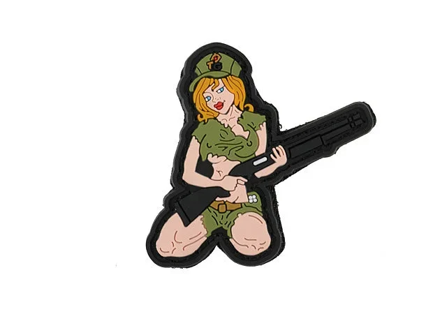 SHOTGUN GIRL PVC PATCH - Bild 1
