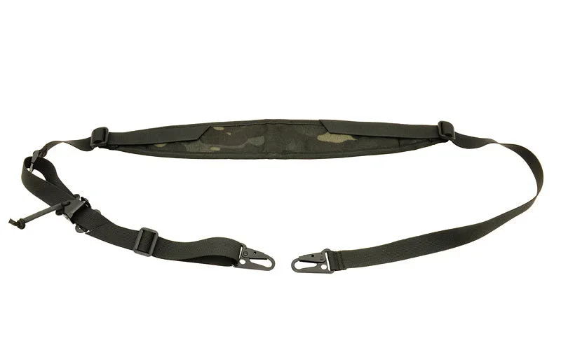 2-punkts taktisk sling med hurtigjustering – Multicam Black 2-punkts taktisk sling med hurtigjustering – Multicam Black