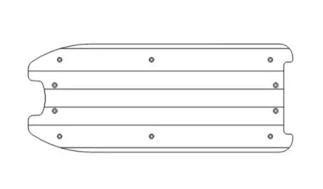 Deck (Tapa de plataforma) Dualtron Eagle - Bild 1