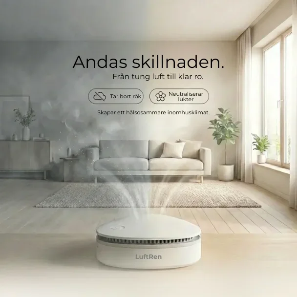 LuftRen® | Kliv in i ett hem som doftar… absolut ingenting — bara ren, frisk luft på några minuter. - Bild 1