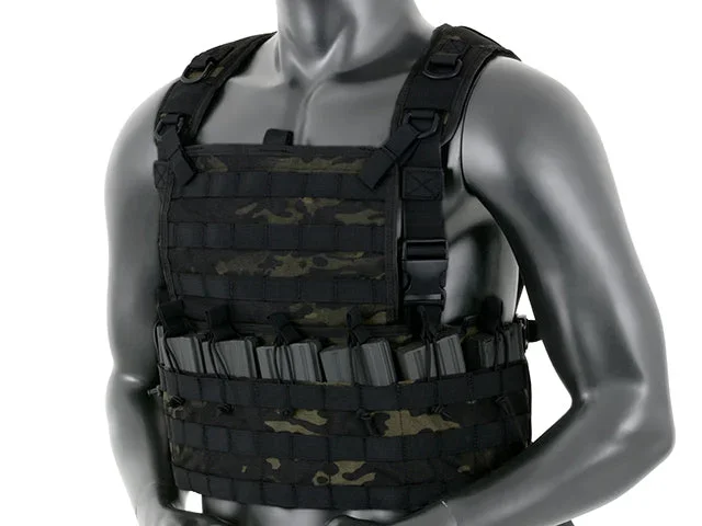 Taktisk Rifleman Chest Rig – Multicam Black - Bild 2