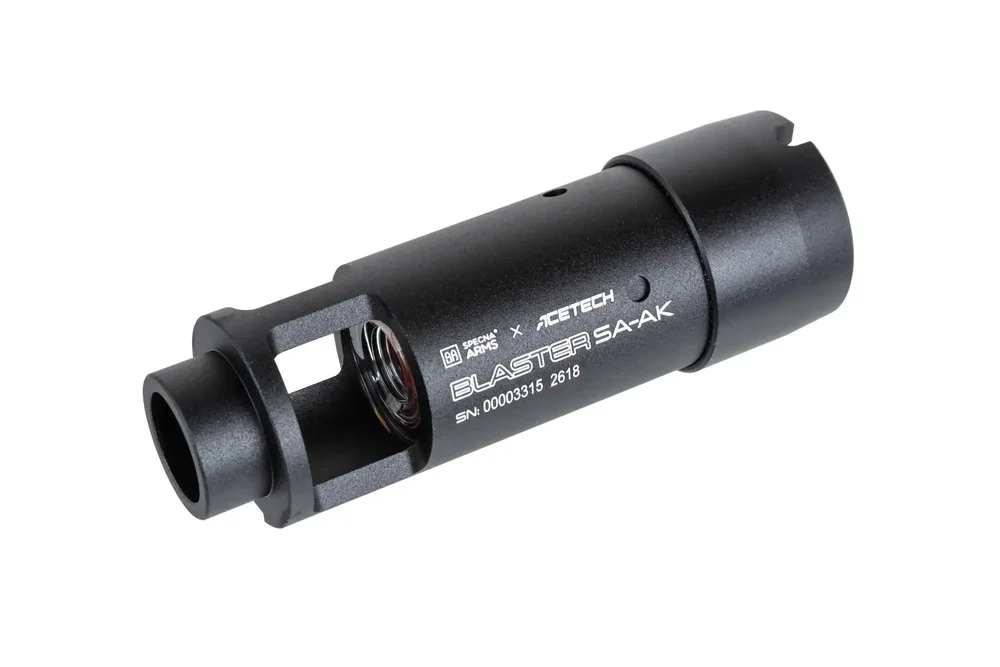 Tracer Specna Arms x AceTech Blaster SA-AK v1 suppressor Black - Bild 2